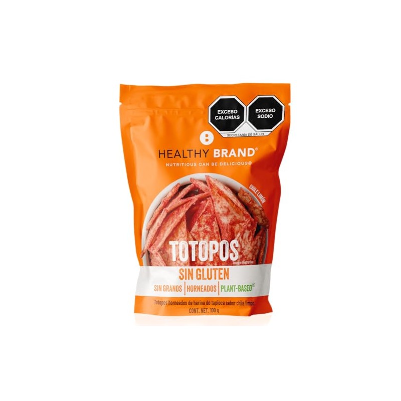 Healthy Brand | Totopos de Tapioca Veganos Sabor Chile y