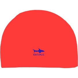 escualo Gorra para Natacion I Unisex I Adulto I Modelo Tekno I Elastano y Nylon. I Semi Impermeable I Unitalla I Color Rojo