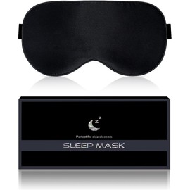 Eye Mask, For Sleeping, Silk Eye Mask, Made of Natural Silk, For Summer/Winter, Breathable, No Pressure, Eye Mask, Light Shield, Good Sleep Goods, Blindfold, Ultra Lightweight, Washable, Freely