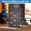 EHWINE 10 Pack Acrylic Sign Holder 8.5 x 11, Clear