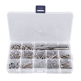Electric Guitar Screw Kit Repair Luthier Tools Strap Buckle Set Parts Accessories Silver