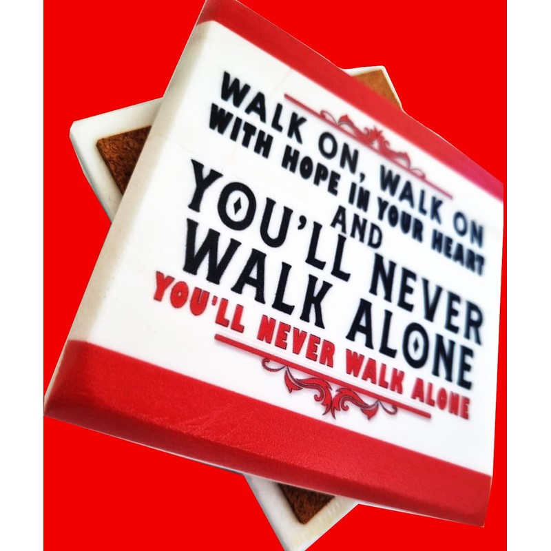 Liverpool, You Will Never Walk Alone Sign-Coaster, Liverpool Chant, Liverpool