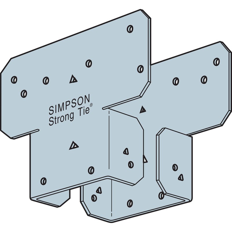 Simpson Strong-Tie AC4Z AC ZMAX Galvanized Adjustable Post Cap for