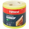 TIMCO 60 Grit Sandpaper Roll - Yellow - 115mm x