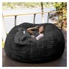 Bean Bag,Giant Fur Bean Bag Chair Cover for Adults Kids