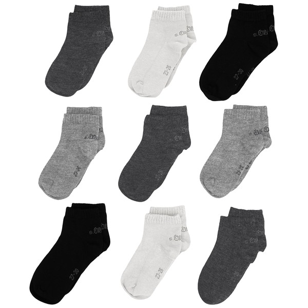 s.Oliver Boy's Ankle Socks - Grey - 6-8.5