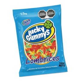 1 Kg Gomitas Lombriz Gummy Lucky