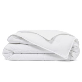 Cosy House Collection Luxury Down Alternative Comforter - Rayon Derived from Bamboo - Bedroom Essentials - All Season Use - Box Stitch Construction & Duvet Loops (King/Cal King White)