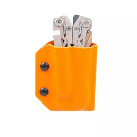 Gerber Kydex Multi-Tool Sheath Holder - for the GERBER SUSPENSION NXT - USA Made - Carbon Fiber Orange