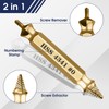Gifts for Men, Jebousike 6Pcs Titanium Damaged Screw Extractor Set
