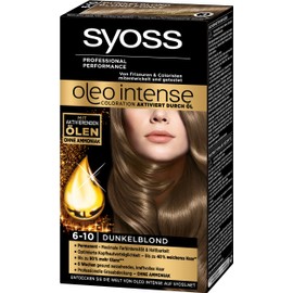 Syoss Oleo Intense Coloration 6-10 Dark Blonde Pack of 3