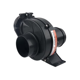 SEAFLO in Line Bilge Air Blower 130CFM Boat Black Ventilation Marine 24V