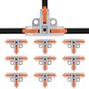 10pcs Compact Wire Conductor Connector, T-Shape Lever Nut Wire Connector,