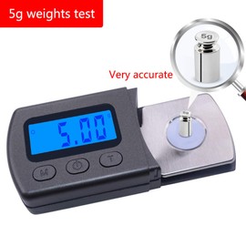 3T6B Digital Tonearm Scale, Digital Turntable Stylus Force Scale Gauge Tester, LCD Display with Backlight for Turntables, Tonearm, Phono High 0.01 g Precision with 5 g Calibration Weights