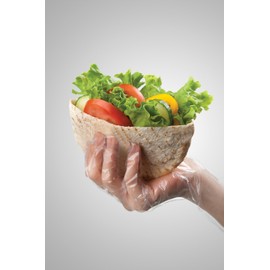 TRONEX- PE Disposable Gloves, Economic Choice, Powder-Free, Latex Free, Food Safe, Clear, Small (Box of 100)