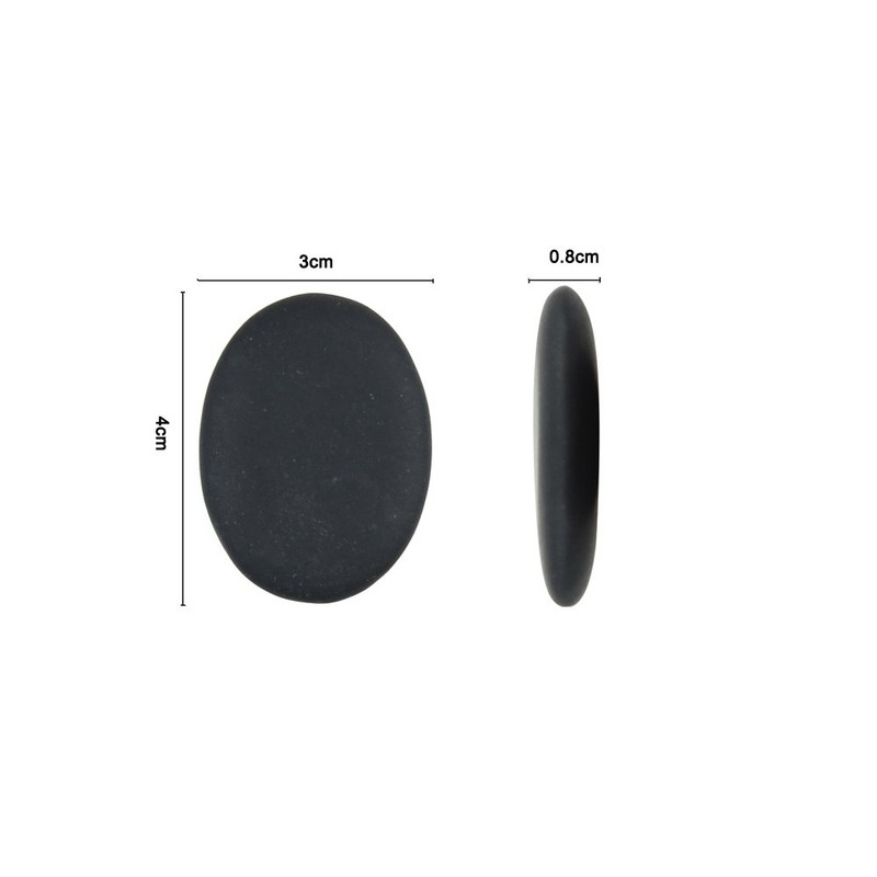 Windfulogo 10Pcs Professional Small Massage Hot Stone Set Natural Lava
