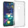 USTIYA Case for LG V50 ThinQ Clear TPU Four Corners