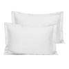 Pizuna Cotton Percale Housewife Pillowcases 2 Pack White 50x75cm, 100%