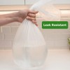 2.6 Gallon Clear Bathroom Trash Bags (240 Bags) 2 Gallon