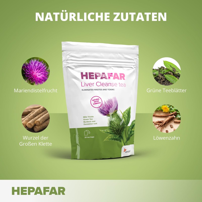 Hepafar Liver Cleanse tea x60 tea bags