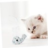 CIYODO 4pcs Interactive Cat Toys Plush Whale Shaped Kitten Toy