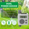 Zuomeng Sprinkler Timer, Programmable Irrigation Water Timer for Garden Hose,