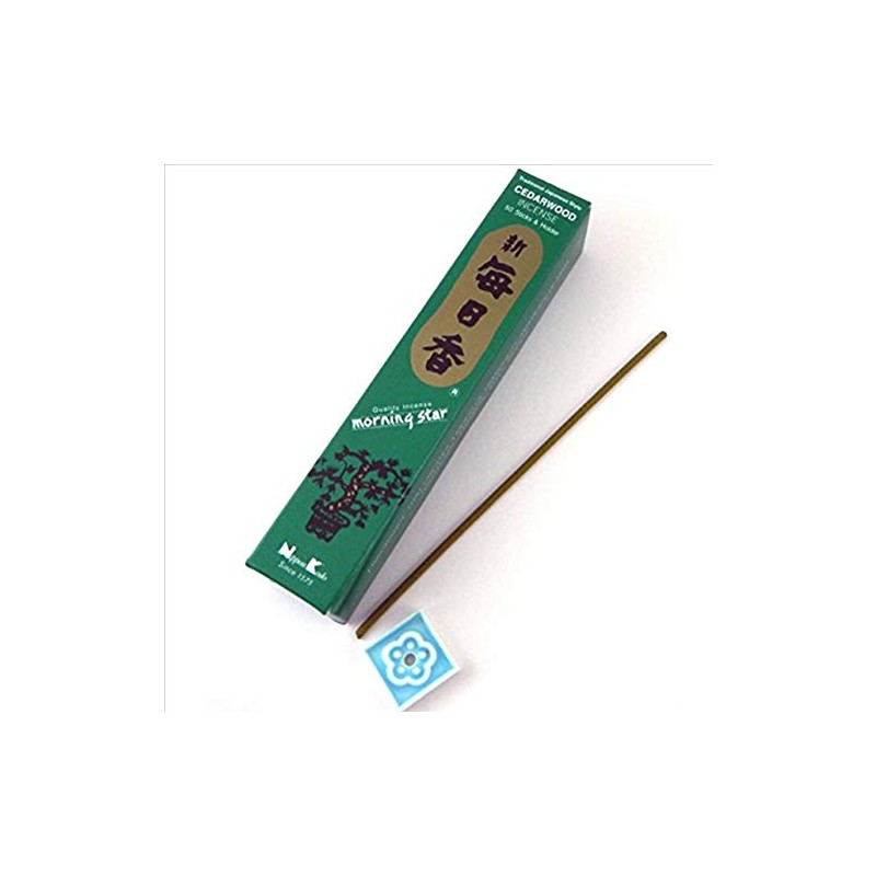 Cedarwood Morning Star Quality Japanese Incense by Nippon Kodo -