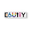 Equity Equal Rights for All Equality Symbols - Magnet -