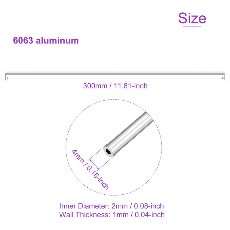 DMiotech Set of 2 (Outer Diameter 4mm x Inner Diameter