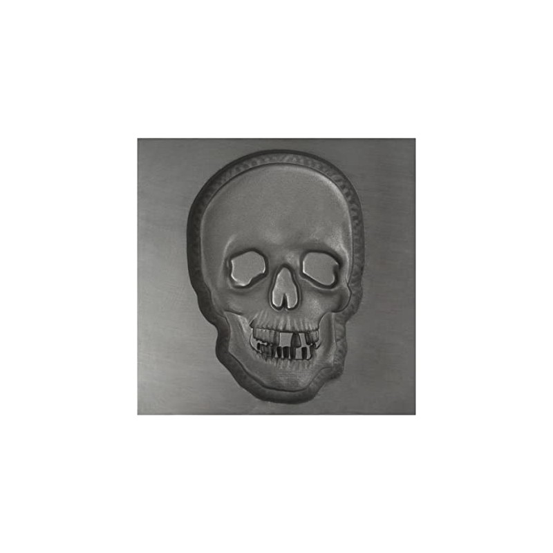 Large - Skull 3D Graphite Ingot Mold for Precious Metal