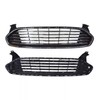 Front Bumper & Upper Lower Grille Replacement For 2013 2014