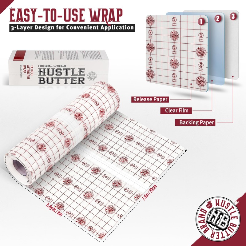 Hustle Butter Second Skin Roll - 7.9 Inches x 8.8
