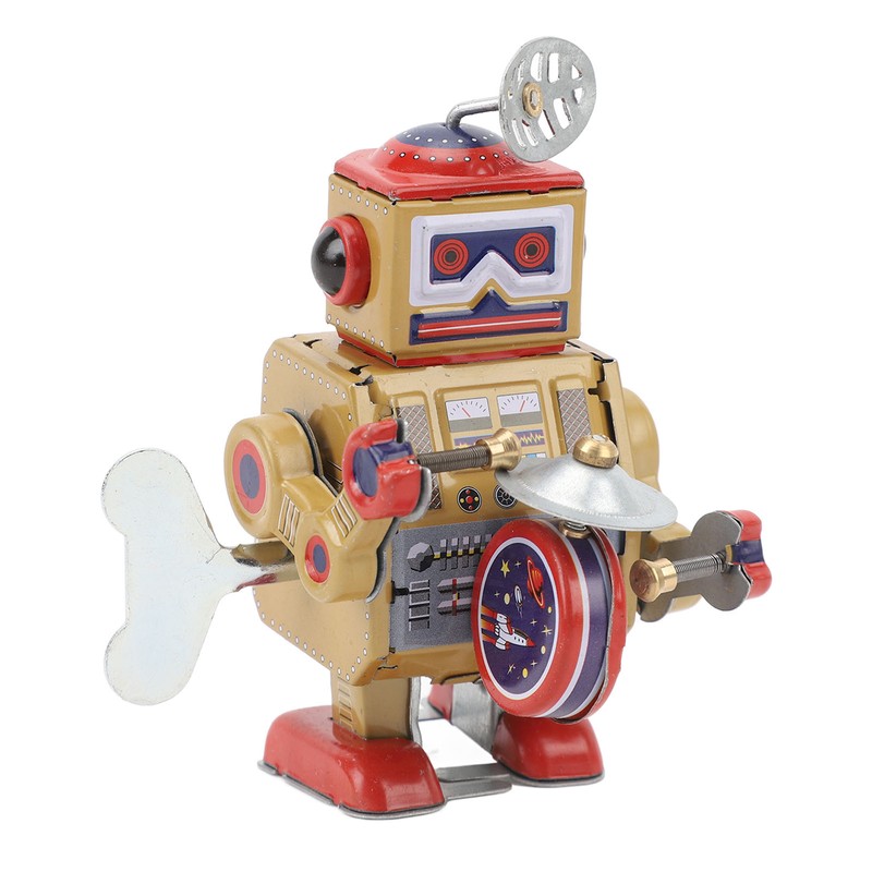 Wind Up Robot Toy Hand Made Exquisite Retro Wind Up