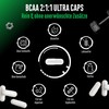 BCAA Ultra Caps - 365 Capsules with High Dose 1100
