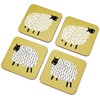 Ulster Weavers Dotty Sheep Coasters, (Pack of 4)