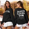 Zylkor Christian Sweatshirts for Women Faith Sweater Letter Casual Long