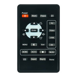 ECONTROLLY Universal Remote Control Compatible with Viewsonic Projector Remote Control PLED-W200 PJD5112 PJD5122