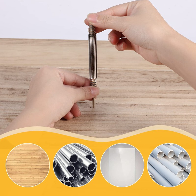 Single Head Nail Setter, Center Spring Nail Setter Punch Set