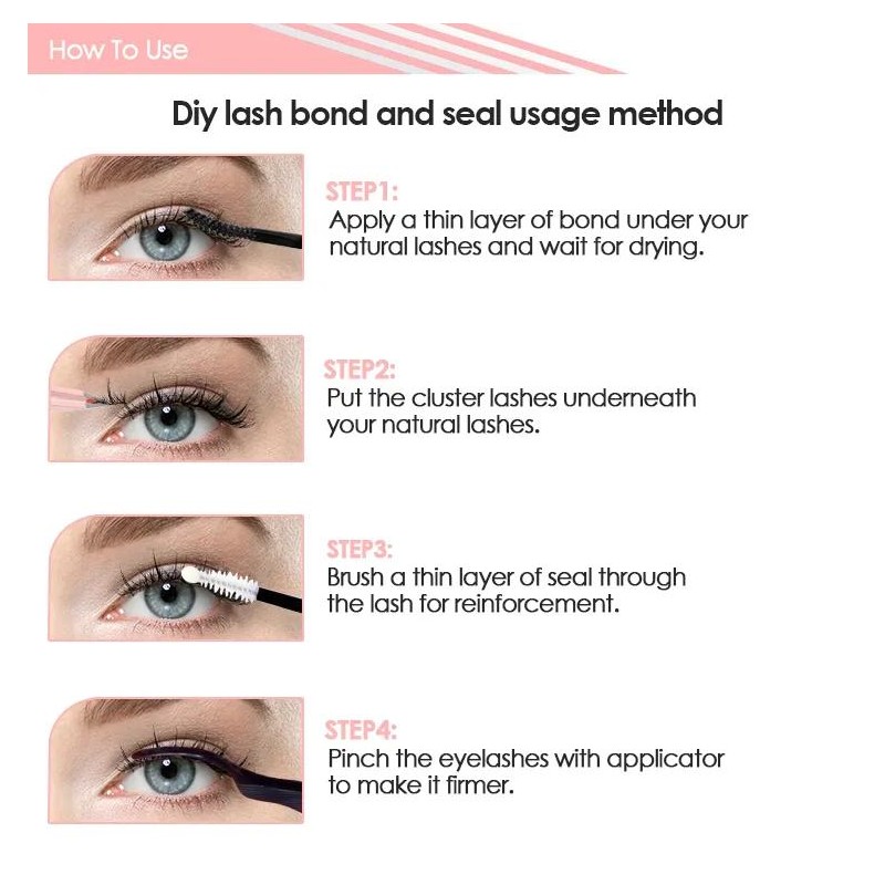 Wispy DIY Cluster Lash Kit for Eyelash Extensions - Eyelashes