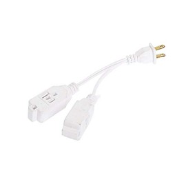 iGoto ED13-1B Mini extensión dómestica dual, 10 cm Calibre 16, 125 V, 15A