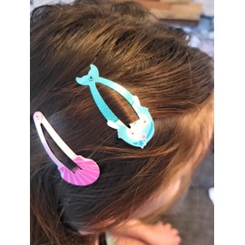 Promotech Pack of 6 Funny Hair Clips for Girls (Sea Animals)