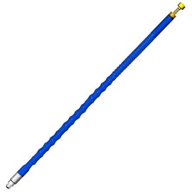 Firestik FS5-BB FS-Series 5-Feet (152cm) 40 Channel Plus 1000 Watt Tunable Tip CB Antenna, Blue, 5/8 Wave Length Design, Can be Used in Single or Dual Configurations, 3/8"-24 Threaded Base