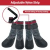 Mihachi Dog Socks Rubber Sole Paw Protectors with Straps Traction