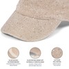 styleBREAKER Women's Summer Baseball Cap Woven with Sequins, Airy Baseball