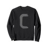 Creative Bold Dark Grey Letter C - Alphabet - Marker