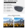kimorn Wrap Around Polarized Sunglasses Womens men Swift Oval Fashion