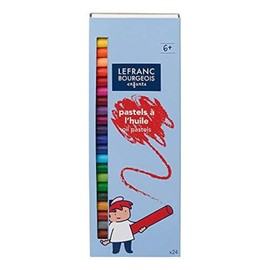 Lefranc Bourgeois nbsp;assortment de 12 oil pastels, 8 mm, multicoloured, 24 farbige Ölpastellen - ∅ 8 mm
