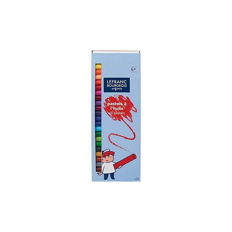 Lefranc Bourgeois nbsp;assortment de 12 oil pastels, 8 mm, multicoloured,