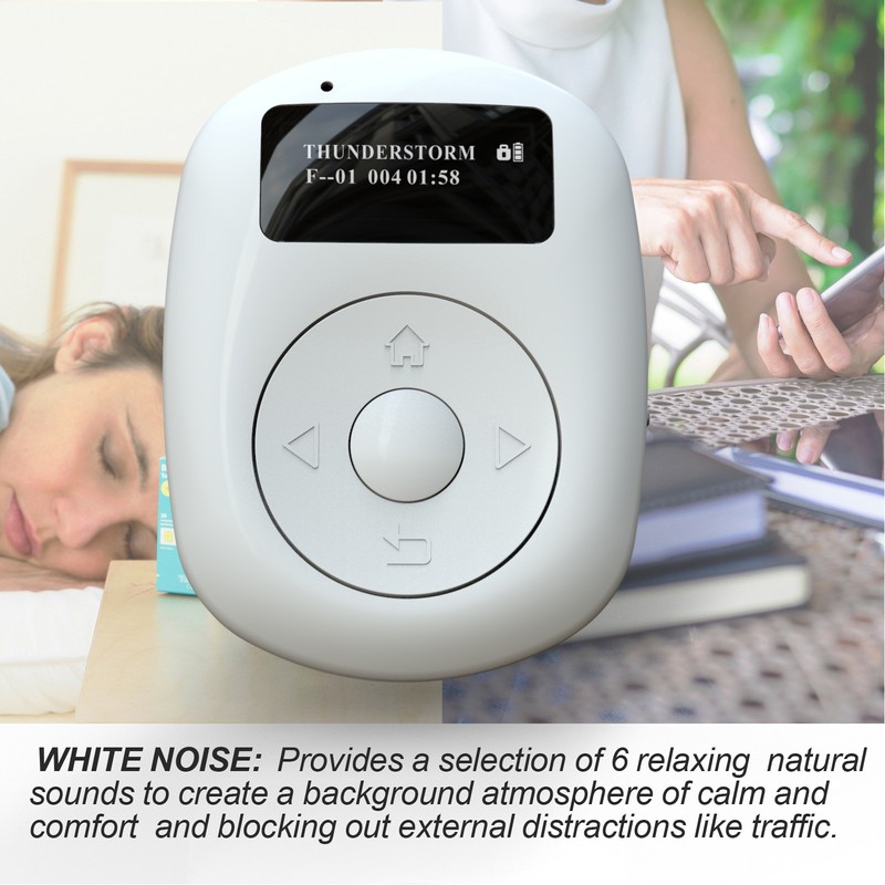DAB Mini Radio with Digital Display Mini Bluetooth White Noise