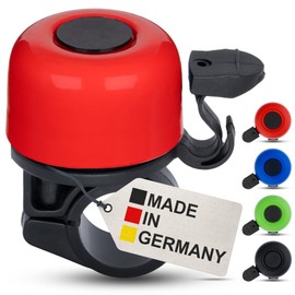 Children's Bicycle Bell - Red - Colourful Bicycle Bell Children Boys Bicycle Bell Children's Bike, Bell Bicycle and Balance Bike - Rings Loud, Easy Assembly